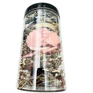 Mystery Jewelry Jar #1879 Wearable Quality Pieces 2lbs Necklace Bracelet Earring